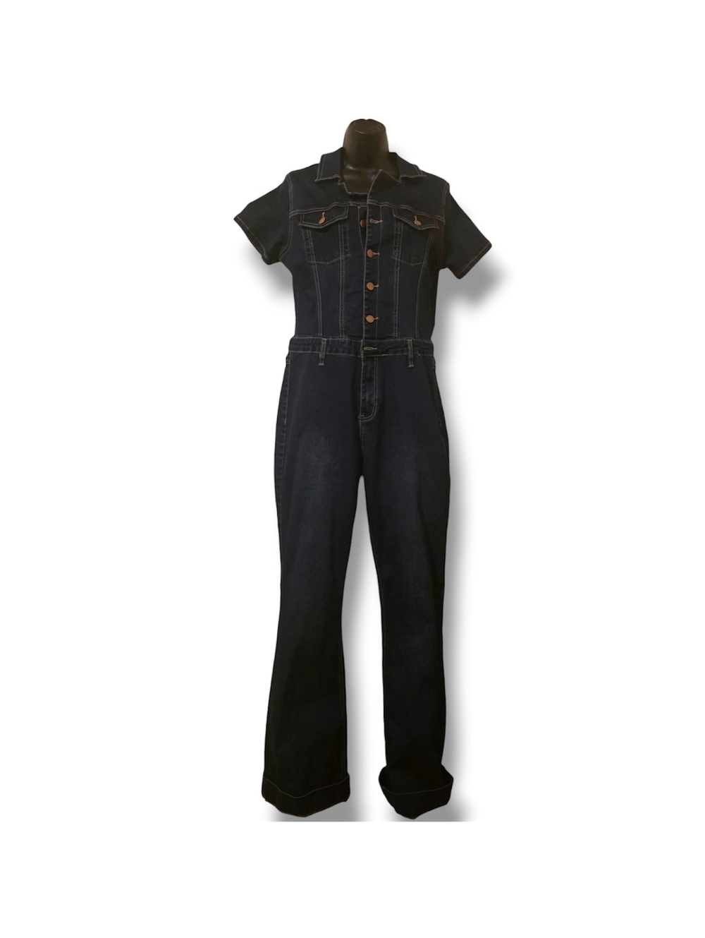 Fashion Nova Large Women’s Day Dreaming Denim Jumpsuit